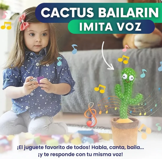 ⭐ Cactus Bailarín - Imita voz 🌵 Estimula a tus niños y crea momentos inolvidables