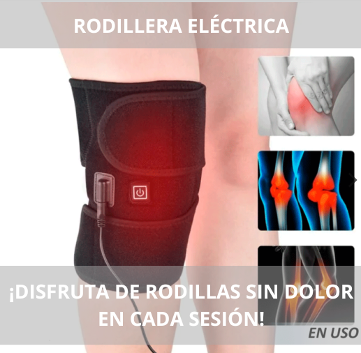 Rodillera Eléctrica 🔥 Masajes de calor y vibración 🦵 Disfruta de rodillas sin dolor en cada sesión