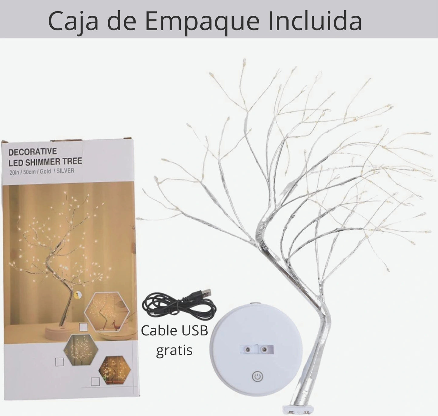 Lámpara Bonsai LED ✨ ILUMINA CON CARIÑO 💞  Regala paz y conexión todos los días